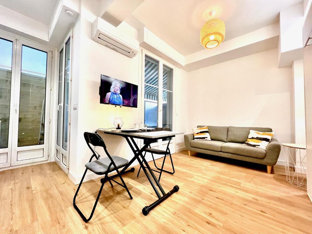 Aparthotel Riviera Superbe Studio Terrasse 100M Promenade Des Anglais Carre D'Or Terrasse Meyerbeer Nice Luaran gambar